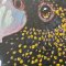 Handmade panting - Lovebirds - Mixed media