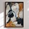 H�ndlavet maleri med sort ramme - Between the Lines - Mixed media