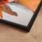 H�ndlavet maleri med sort ramme - Velvet Collision - Mixed media