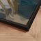 H�ndlavet maleri med sort ramme - Faded Echoes II - Mixed media