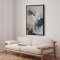 H�ndlavet maleri med sort ramme - Faded Echoes II - Mixed media