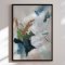 H�ndlavet maleri med sort ramme - Faded Echoes - Mixed media
