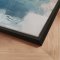 H�ndlavet maleri med sort ramme - Faded Echoes - Mixed media