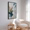 H�ndlavet maleri med sort ramme - Faded Echoes - Mixed media