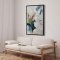 H�ndlavet maleri med sort ramme - Faded Echoes - Mixed media