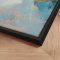 H�ndlavet maleri med sort ramme - Northern Calm - Mixed media