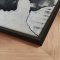 H�ndlavet maleri med sort ramme - Behind the Brushstrokes - Mixed media