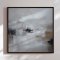 H�ndlavet maleri med sort ramme - Fragments of Calm II - Mixed media