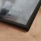 H�ndlavet maleri med sort ramme - Fragments of Calm II - Mixed media