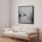 H�ndlavet maleri med sort ramme - Fragments of Calm II - Mixed media