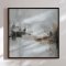 H�ndlavet maleri med sort ramme - Fragments of Calm - Mixed media