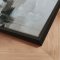 H�ndlavet maleri med sort ramme - Fragments of Calm - Mixed media