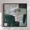 H�ndlavet maleri med sort ramme - Soft Geometry ll - Mixed media
