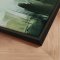 H�ndlavet maleri med sort ramme - Green Stroke ll - Mixed media