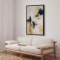 H�ndlavet maleri med sort ramme - Soft Rebellion - Mixed media
