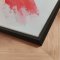 H�ndlavet maleri med sort ramme - Abstract Storm IV - Mixed media