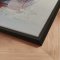 H�ndlavet maleri med sort ramme - Abstract Storm V - Mixed media
