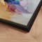 H�ndlavet maleri med sort ramme - Whisper of Color - Mixed media