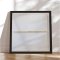 H�ndlavet maleri med sort ramme - The Bold Divide ll - Mixed media