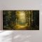 Handmade painting in frame - Dark Forest - Mixed media