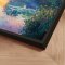 Handmade painting with frame - Willow Reflections - Mixed media