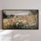 Handmade painting with frame - Wildflowers - Mixed media