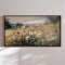 Handmade painting with frame - Wildflowers - Mixed media