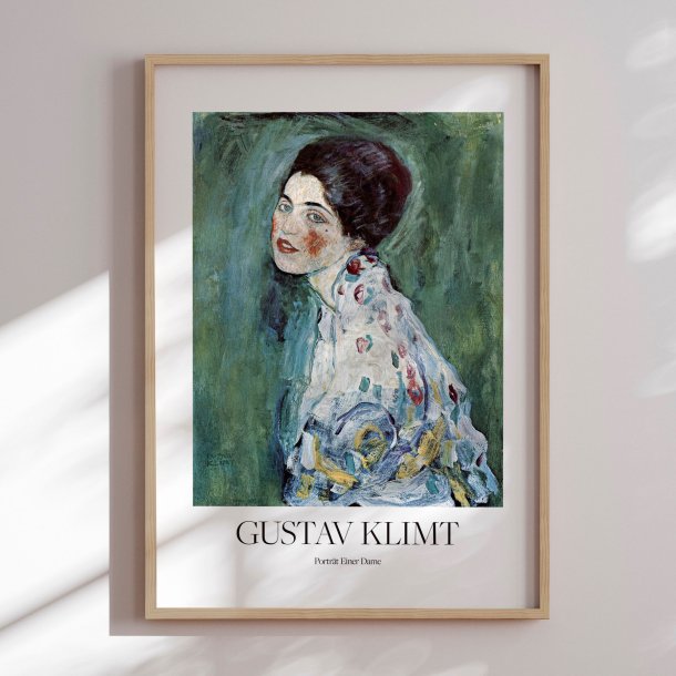 Indramning - Portr�t Einer Dame - Gustav Klimt