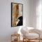 H�ndlavet maleri med ramme - Underneath - Dan Hobday - Mixed media