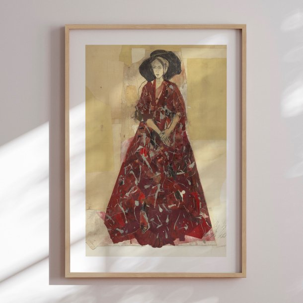 Indramning - Elegant Woman with Hat - Ute Rathmann