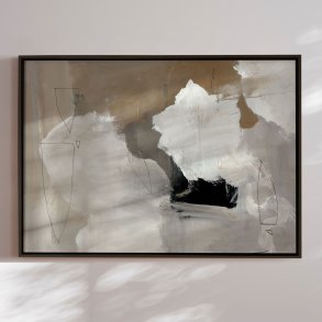 Handmade painting in frame - Dolomite - Dan Hobday - Mixed media