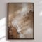 H�ndlavet maleri med ramme - Organic Desert Flow - Alpenglow Workshop - Mixed media