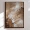 H�ndlavet maleri med ramme - Organic Desert Flow - Alpenglow Workshop - Mixed media