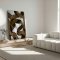L�rredstryk - Brown Flowing Abstract - Mareike B�hmer