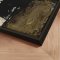 H�ndlavet maleri med ramme - Earthy Abstract Landscape - Dan Hobday - Mixed media