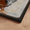 H�ndlavet maleri med ramme - Dynamic Textured Abstract - HUGO - Mixed media