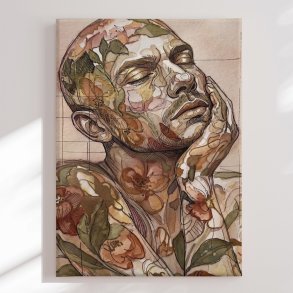 L�rredstryk - Floral Male Face - Julian Cross