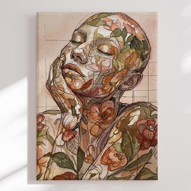 L�rredstryk - Floral Female Face - Julian Cross