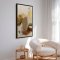 H�ndlavet maleri med ramme - Earthy Layers - Arohika Verma - Mixed media