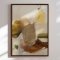 H�ndlavet maleri med ramme - Earthy Layers - Arohika Verma - Mixed media