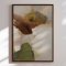 H�ndlavet maleri med ramme - Earthy Layers ll - Arohika Verma - Mixed media