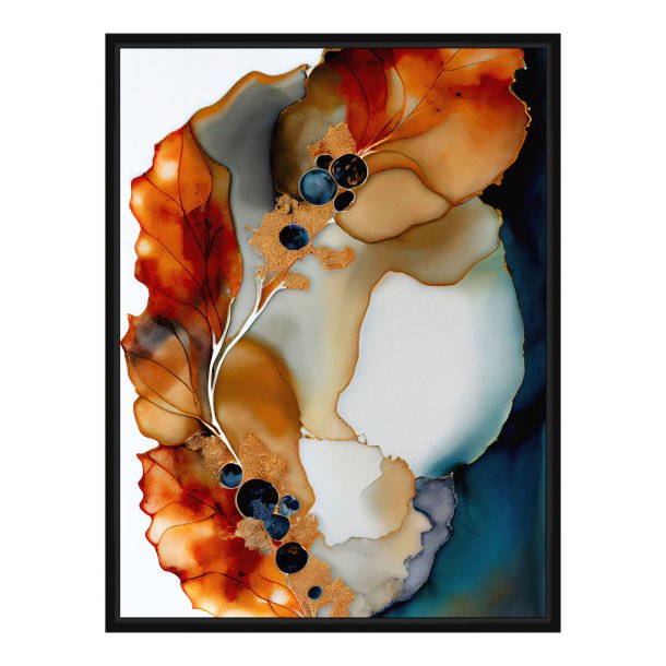 Handmade panting in frame - Aquarelle II