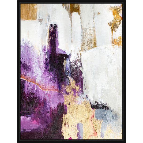 Handmade panting in frame - Abstract IV
