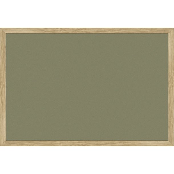 Pinboard with oak frame - Deluxe Green