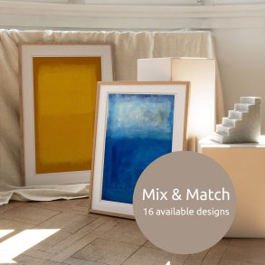 Concept - Framed posters - Choose 6 pcs. 