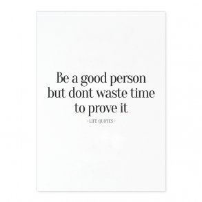 Be a Good Person