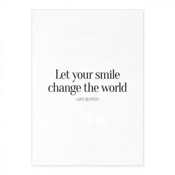 Let your Smile