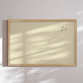 Opslagstavle med egetrsramme - Sunshine Bliss