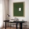 Pinboard with oak frame - Dark Olive