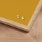 Pinboard with oak frame - Lemon Curry